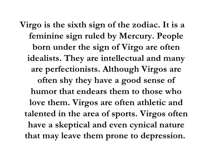 virgo astrology sign meaning